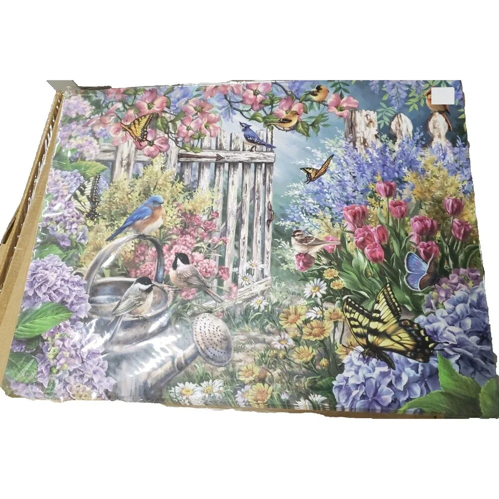 Set of 4 Same Hard Placemats w/Cork Back (12